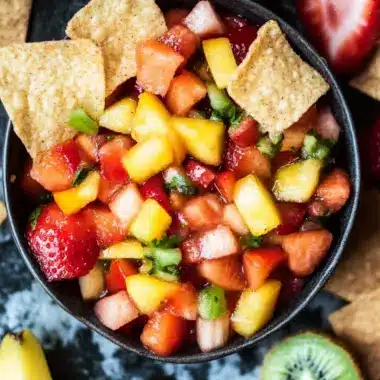 Fruit Salsa with Cinnamon Chips: A Refreshing Summer Delight 9 Fruit Salsa with Cinnamon Chips