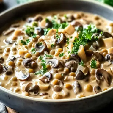 Creamy Lentil Mushroom Stroganoff: Quick Comfort Food Bliss 10 Lentil Mushroom Stroganoff