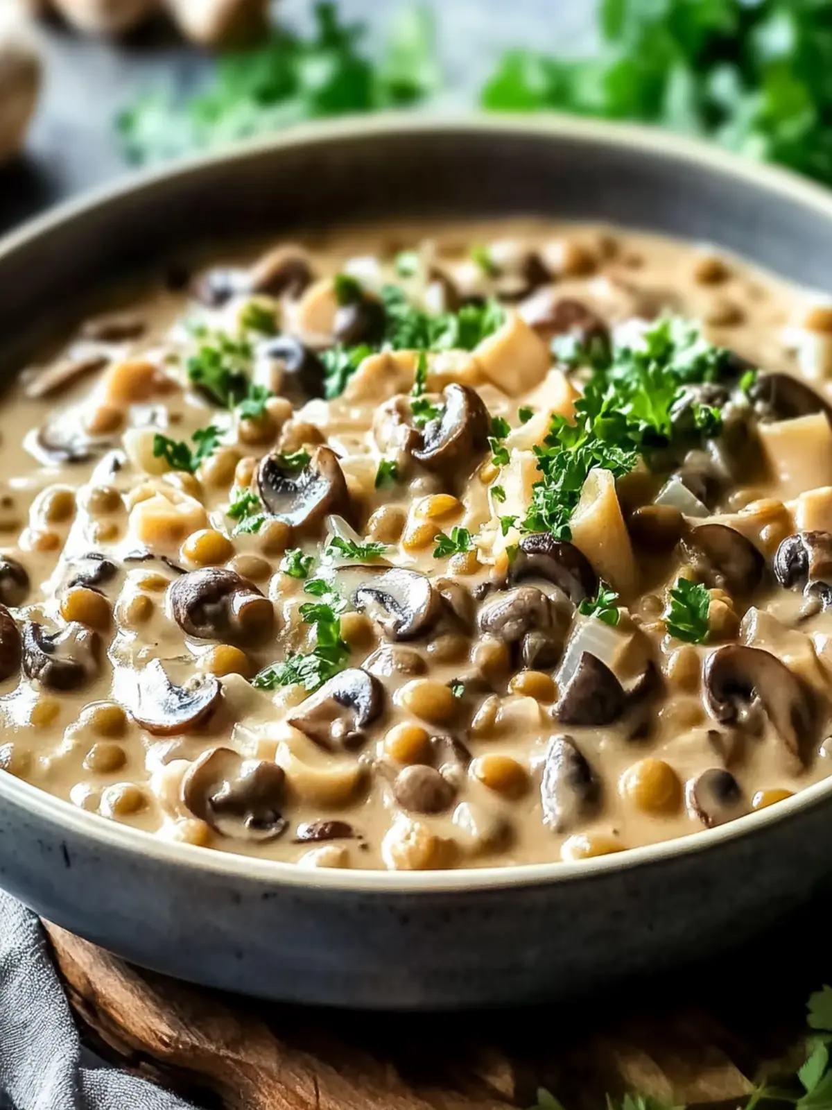 Creamy Lentil Mushroom Stroganoff: Quick Comfort Food Bliss 5 Lentil Mushroom Stroganoff