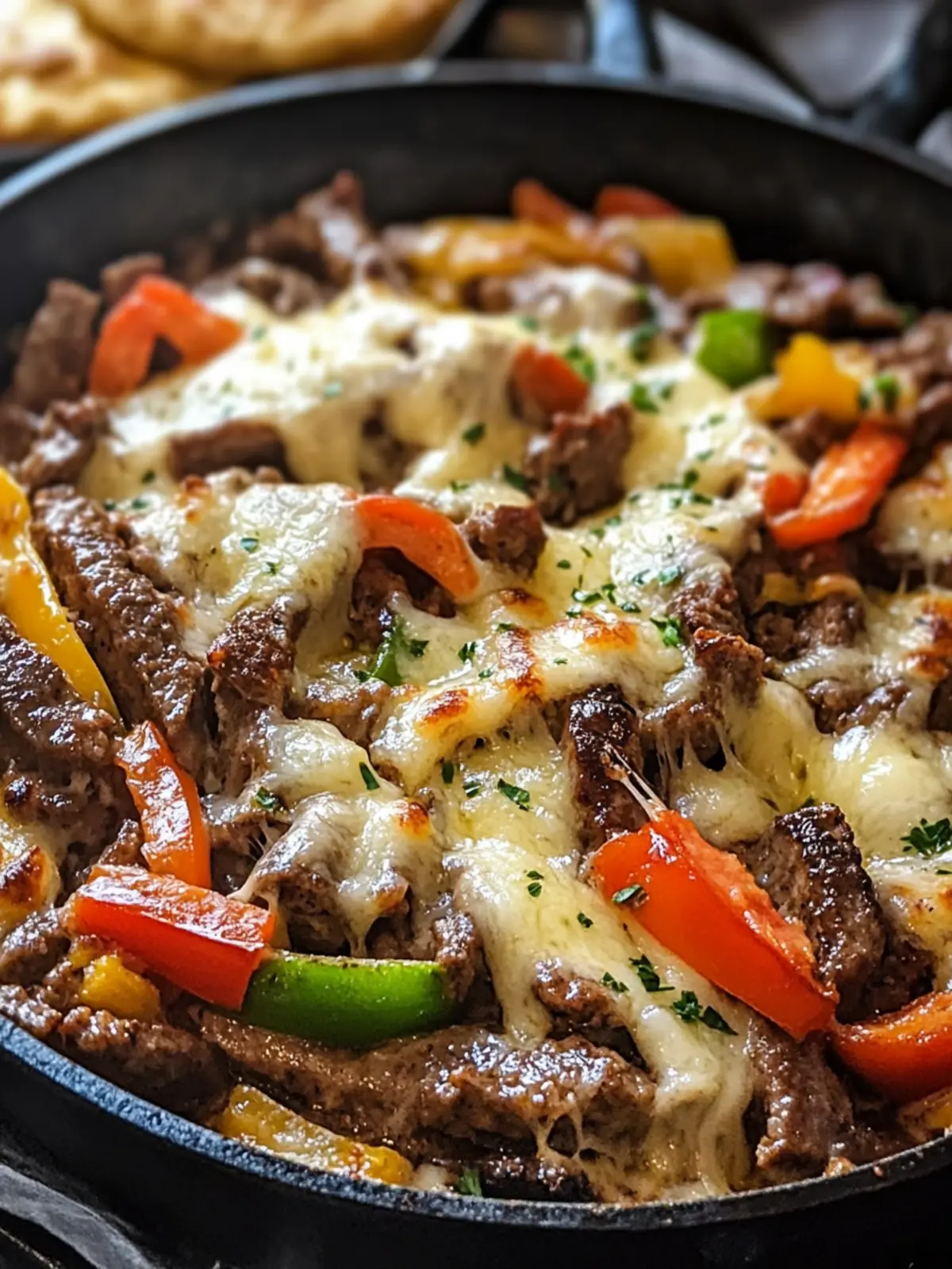 Dairy-Free Philly Cheesesteak Skillet in 30 Minutes 3 Philly Cheesesteak Skillet