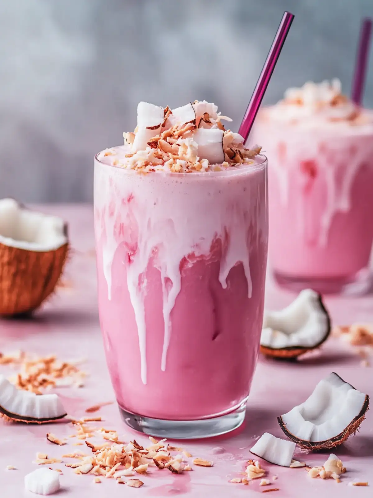 Delight in a Pink Coconut Iced Latte – A Creamy Vegan Treat 3 Pink Coconut Iced Latte