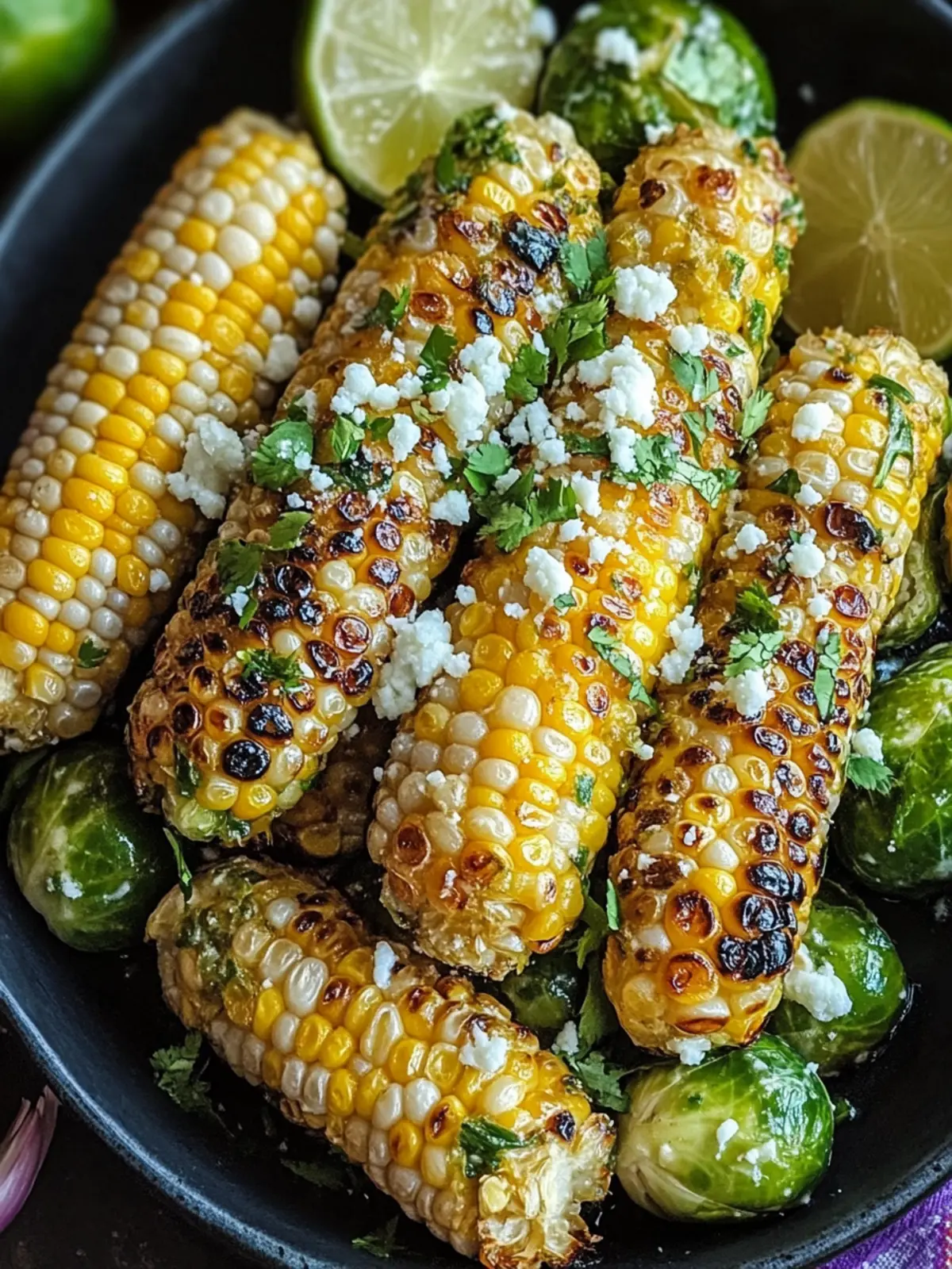 Mexican Street Corn Brussels Sprouts You’ll Crave Every Time 2 Mexican Street Corn Brussels Sprouts