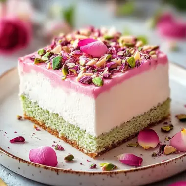 Moist Pistachio Rose Milk Cake: A Floral Fantasy Awaits 10 Moist Pistachio Rose Milk Cake