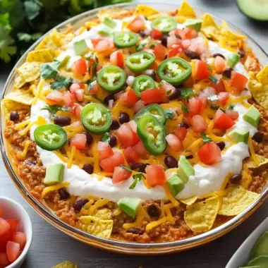 Delicious Layered Taco Dip: Your New Party Favorite 10 Layered Taco Dip