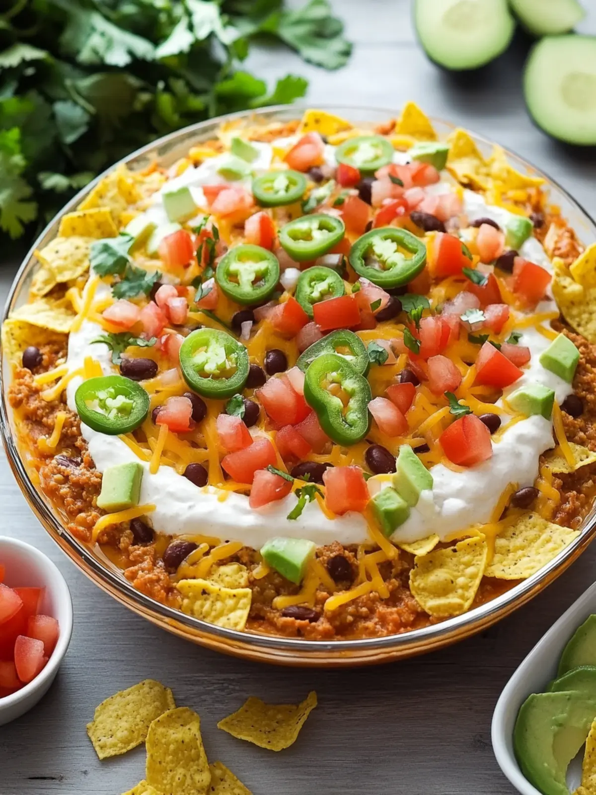 Delicious Layered Taco Dip: Your New Party Favorite 5 Layered Taco Dip