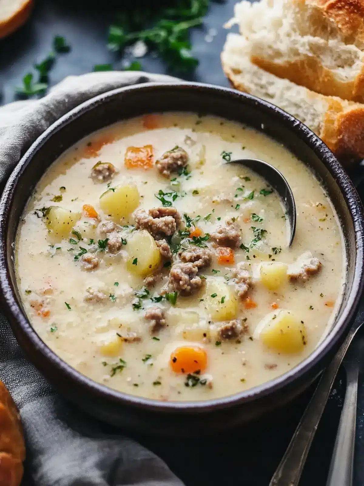 Savor Comfort with Creamy Sausage Potato Soup Tonight 2 Sausage Potato Soup