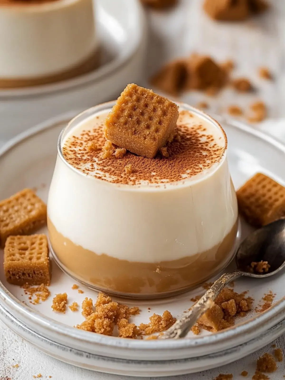 Irresistible Biscoff Panna Cotta with Creamy Caramel Layers 5 Biscoff Panna Cotta