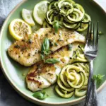 Seared Tilapia with Spiralized Zucchini for a Light Dinner Delight 7 Seared Tilapia with Spiralized Zucchini