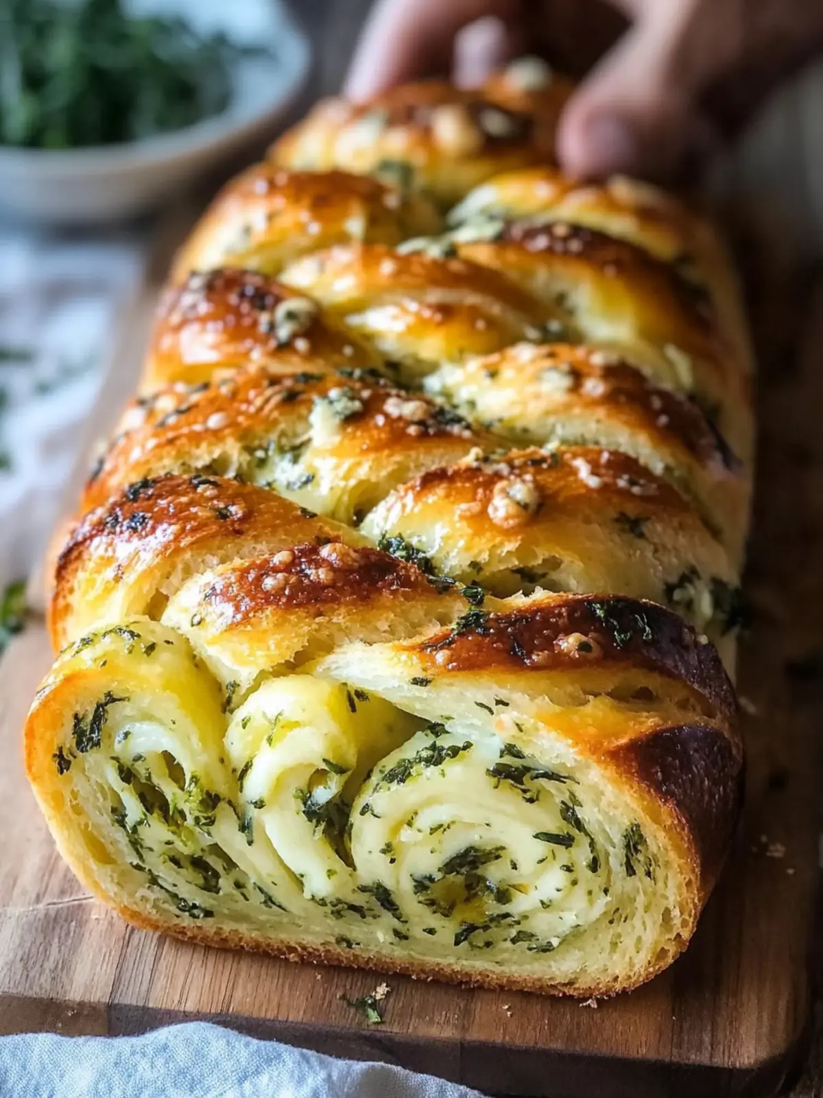 Swirled Garlic Herb and Cheese Bread for Cozy Evenings 4 Swirled Garlic Herb and Cheese Bread