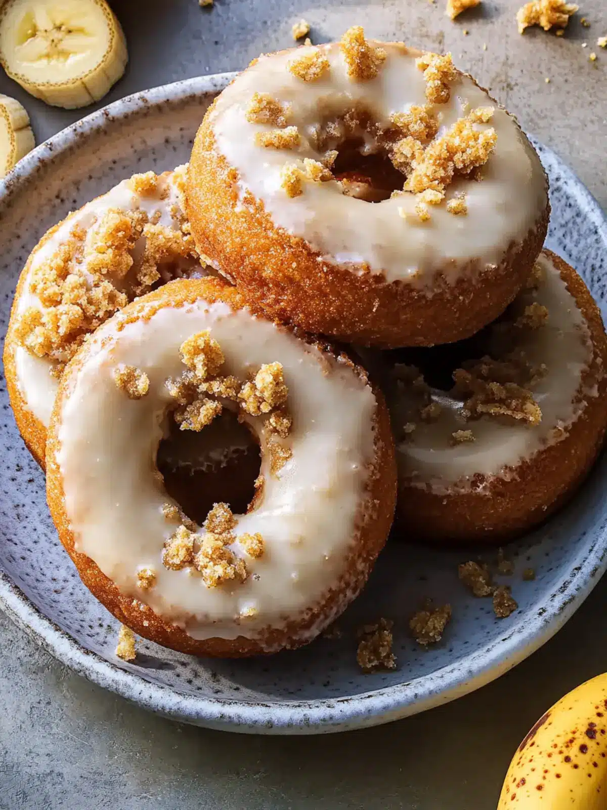 Banana Bread Donuts with Maple Glaze for Blissful Mornings 5 Banana Bread Donuts