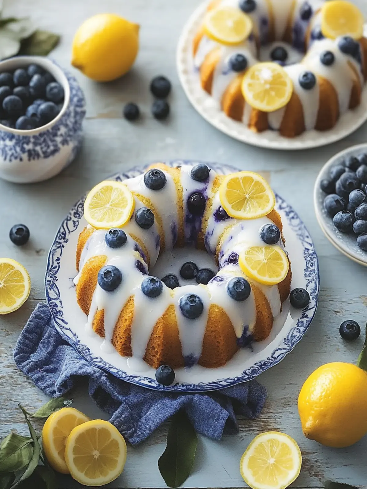 Mini Blueberry Lemon Bundt Cakes: A Sweet Spring Treat 5 Mini Blueberry Lemon Bundt Cakes