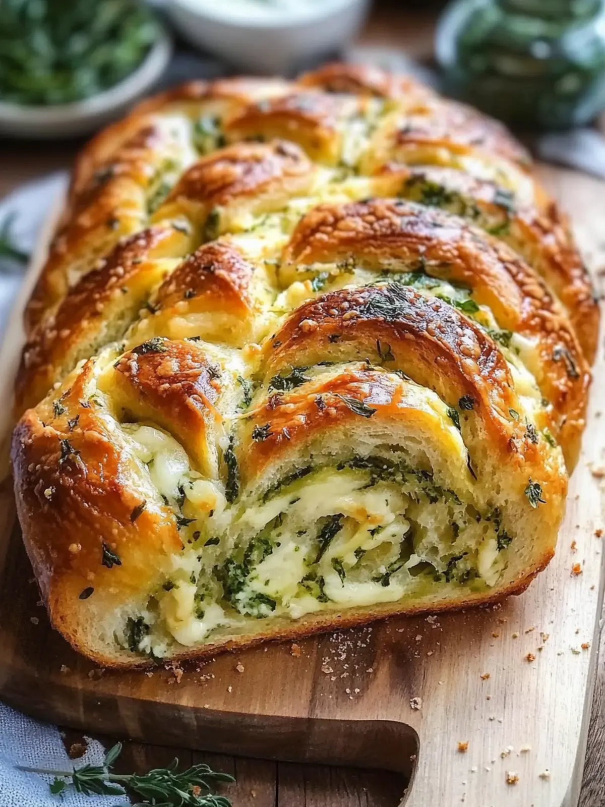 Swirled Garlic Herb and Cheese Bread for Cozy Evenings 5 Swirled Garlic Herb and Cheese Bread