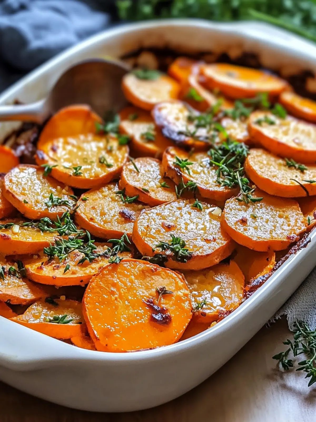 Irresistible Homemade Garlic Butter Sweet Potato Bake Delight 3 Homemade Garlic Butter Sweet Potato Bake
