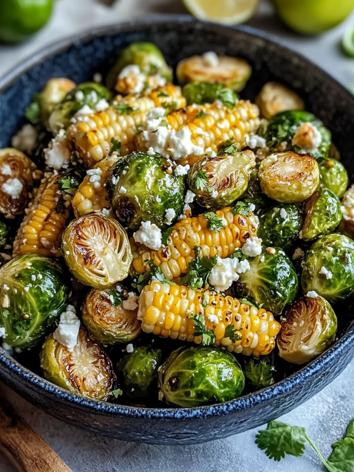 Mexican Street Corn Brussels Sprouts You’ll Crave Every Time 3 Mexican Street Corn Brussels Sprouts