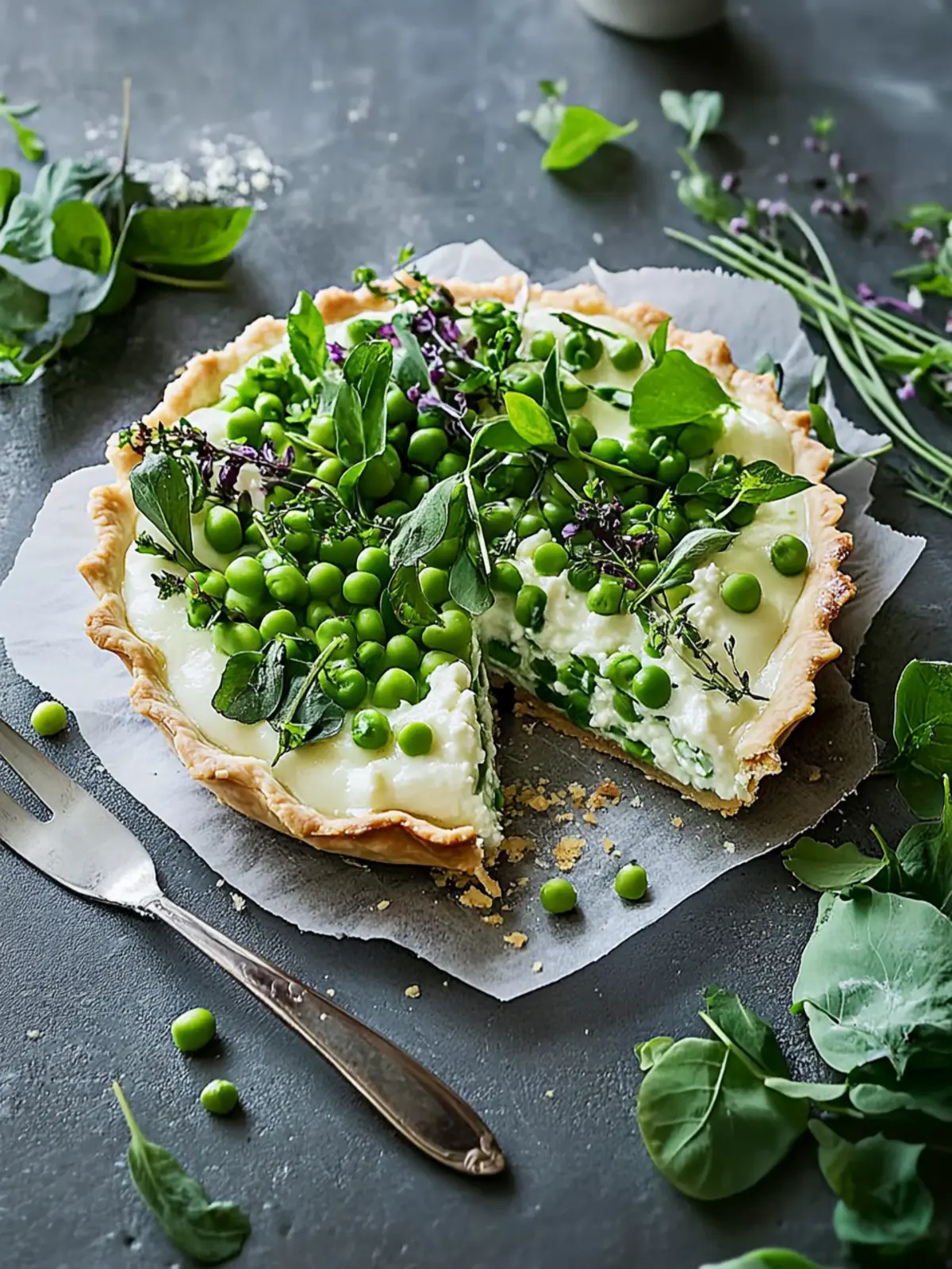 Delicious Sweet Pea and Ricotta Tart: A Springtime Must-Try 4 Sweet Pea and Ricotta Tart