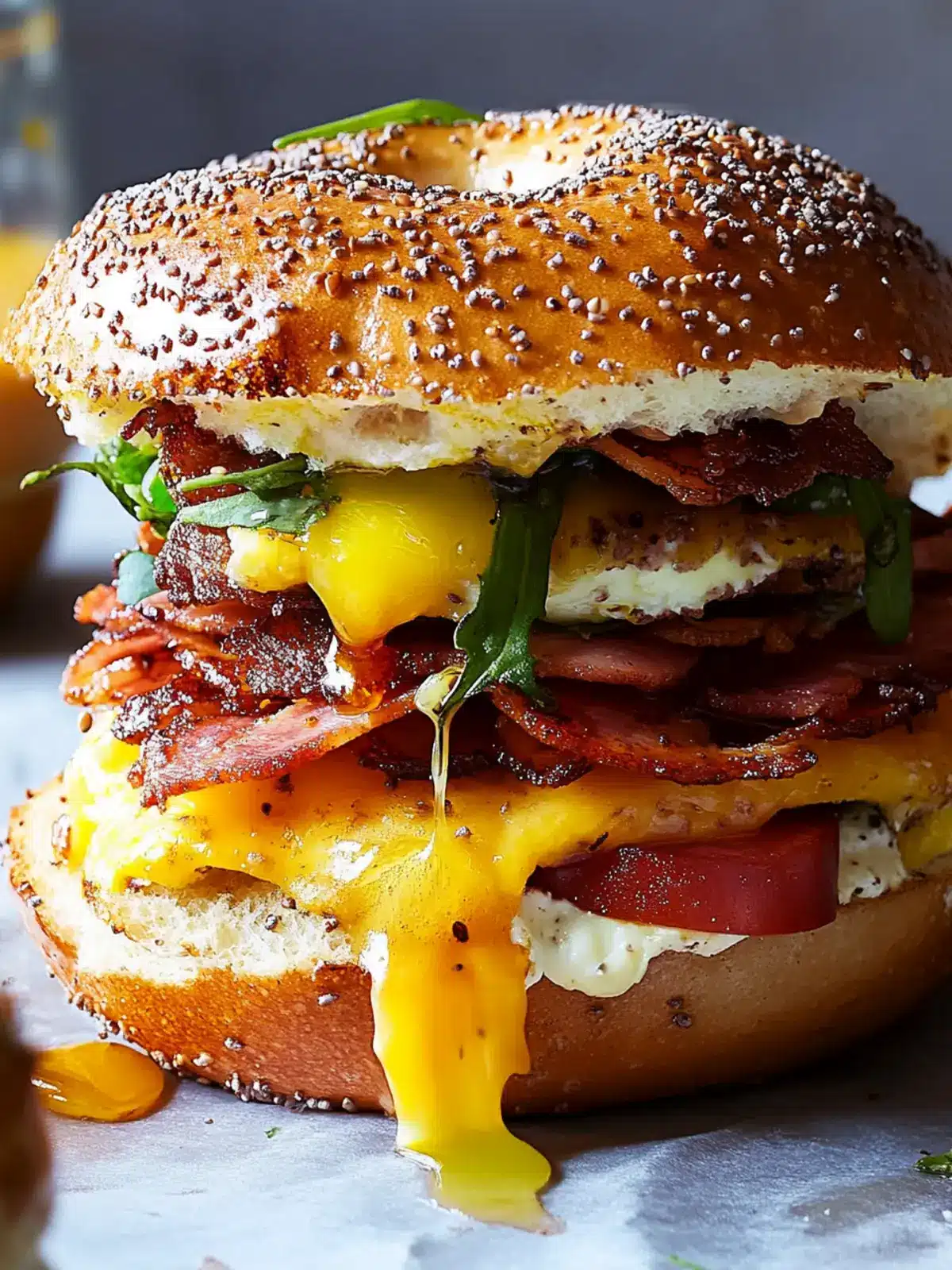 Irresistible Bee Sting Bagel Breakfast Sandwich You’ll Love 3 Bee Sting Bagel Breakfast Sandwich