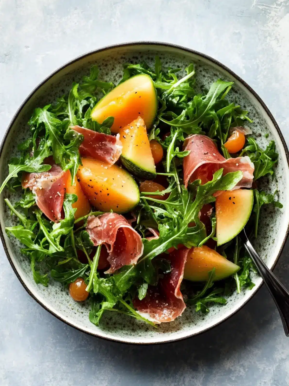 Arugula, Melon and Prosciutto Salad: Your Fresh Summer Delight 4 Arugula, Melon and Prosciutto Salad