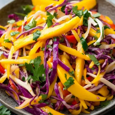 Revitalize Dinner Tonight with Quick And Easy Mango Slaw 9 Quick And Easy Mango Slaw: A Fresh Weeknight Favorite