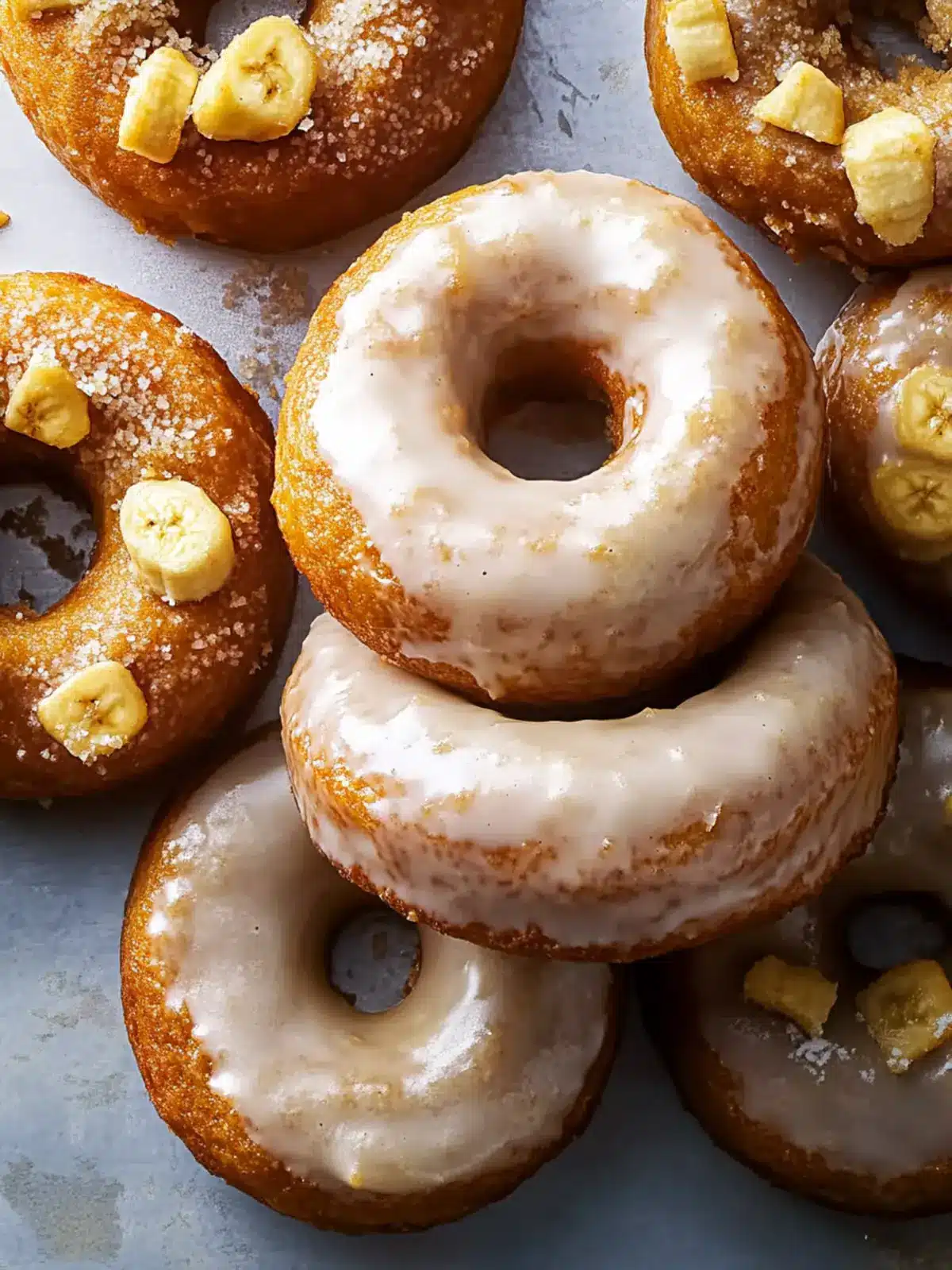 Banana Bread Donuts with Maple Glaze for Blissful Mornings 3 Banana Bread Donuts