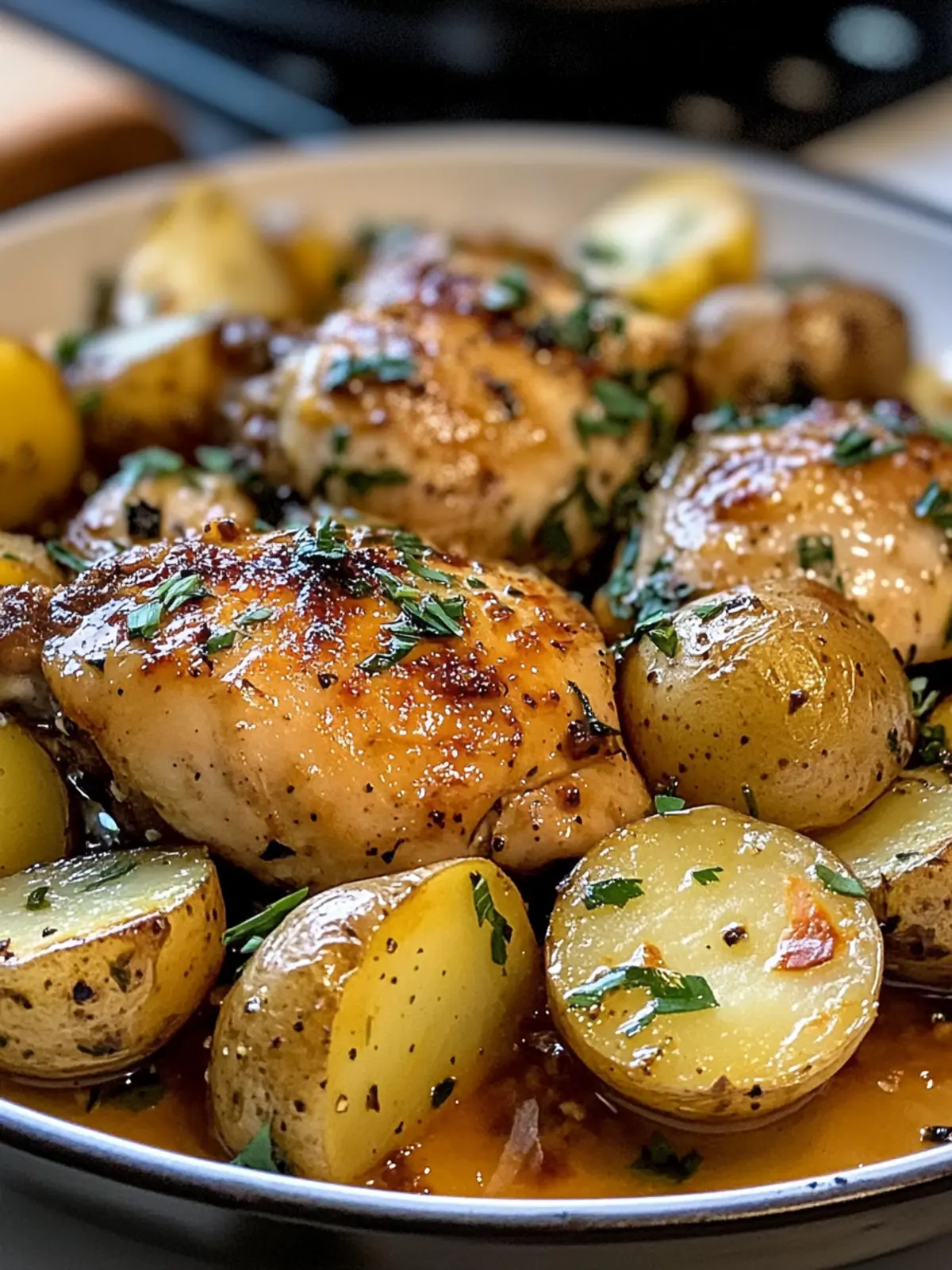 Garlic Butter Chicken and Potatoes Skillet for Cozy Nights 3 Garlic Butter Chicken and Potatoes Skillet