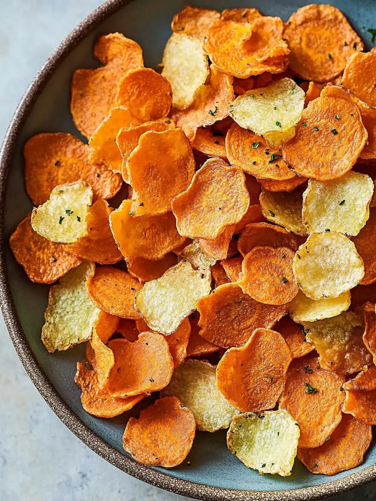 Crispy Carrot Chips That Crunch with Garlic-Chive Delight 4 Crispy Carrot Chips