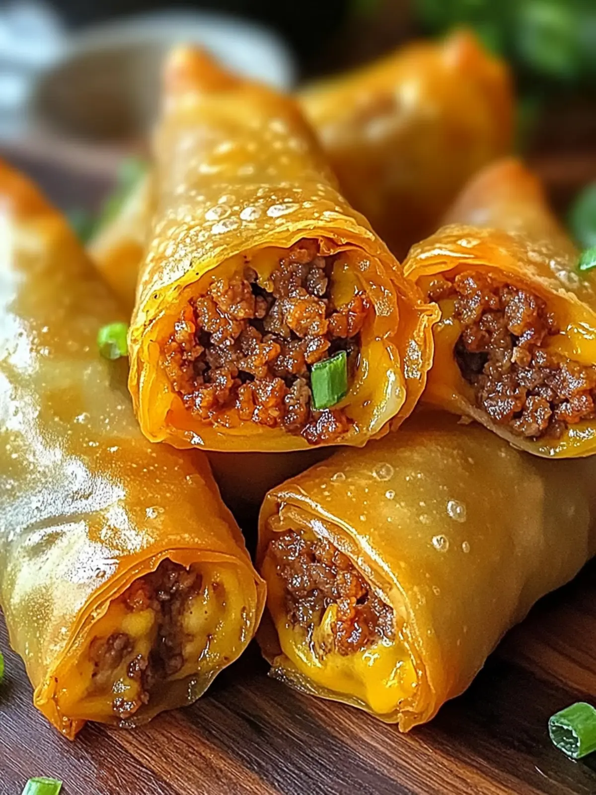 Cheeseburger Eggrolls: Your New Favorite Crispy Snack! 2 Cheeseburger Eggrolls