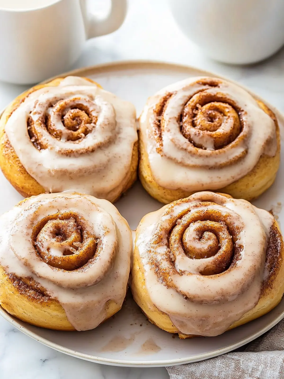 Pumpkin Spice Latte Cinnamon Rolls - A Cozy Morning Delight 3 PSL Cinnamon Rolls