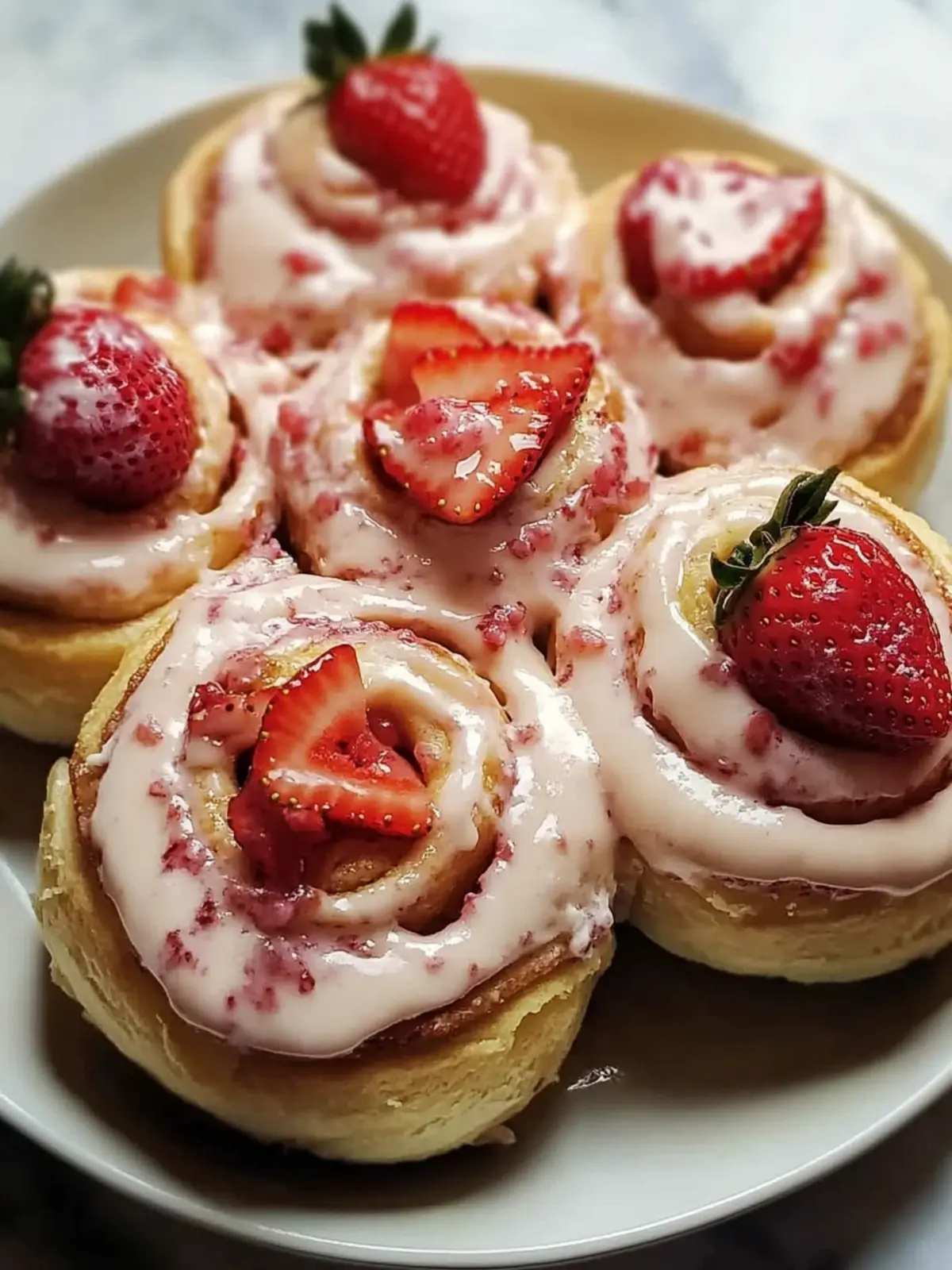 Strawberry Cheesecake Cinnabon Rolls for a Sweet Morning Bliss 3 Strawberry Cheesecake Cinnabon Rolls