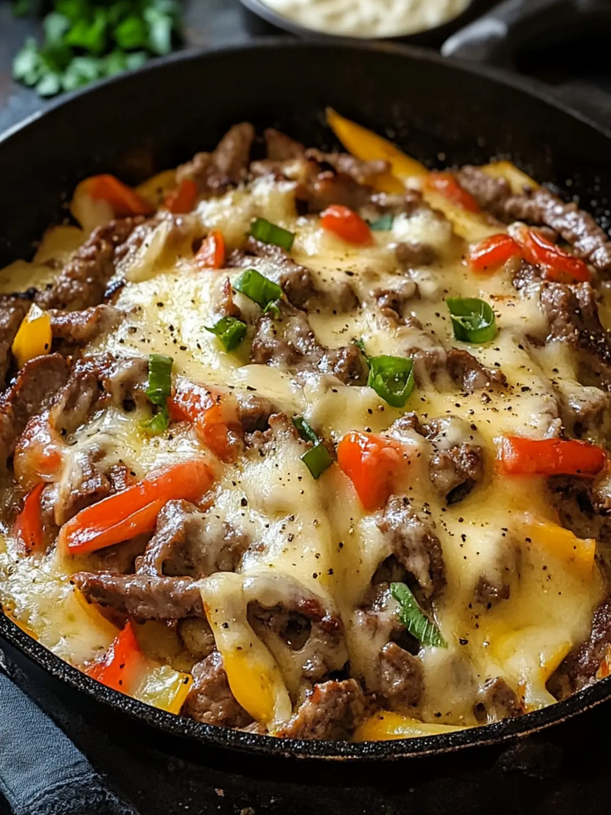 Dairy-Free Philly Cheesesteak Skillet in 30 Minutes 4 Philly Cheesesteak Skillet