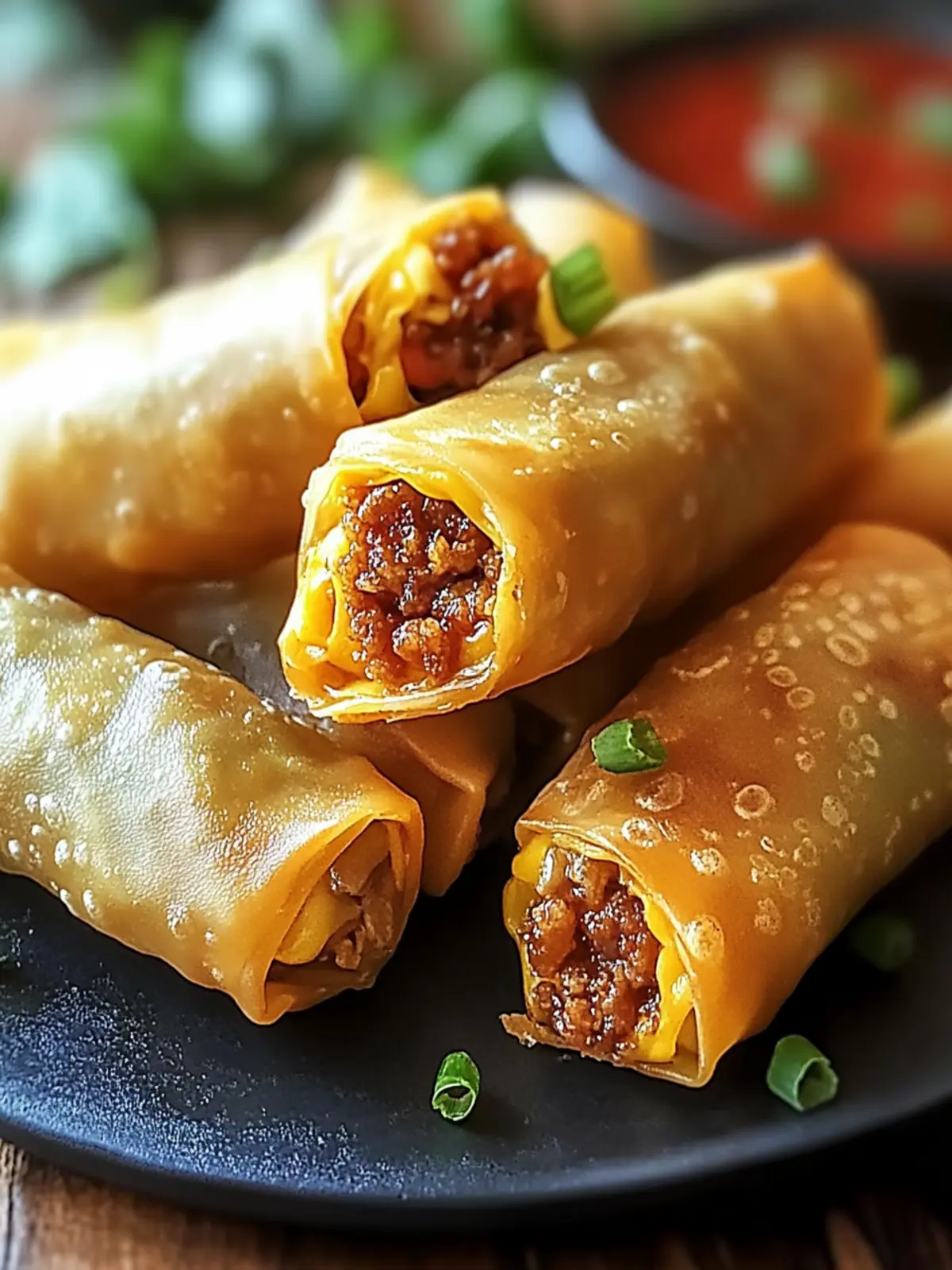 Cheeseburger Eggrolls: Your New Favorite Crispy Snack! 4 Cheeseburger Eggrolls