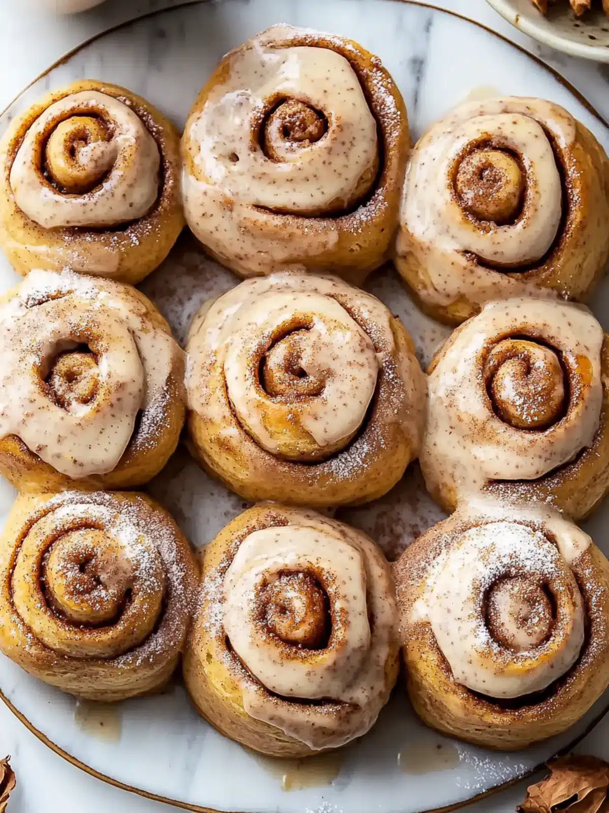 Pumpkin Spice Latte Cinnamon Rolls - A Cozy Morning Delight 2 PSL Cinnamon Rolls