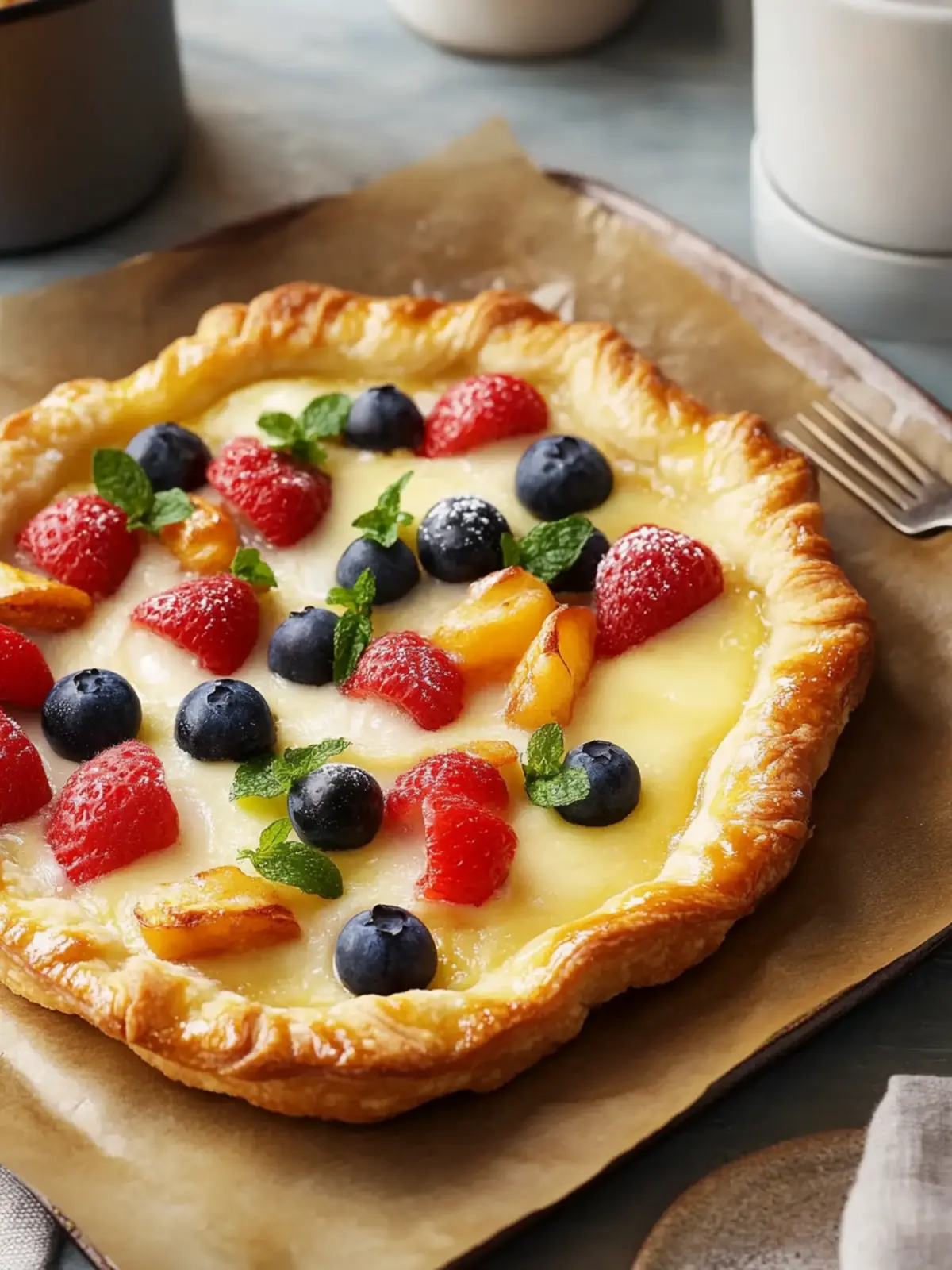 Irresistibly Easy Crescent Breakfast Tart with Cheddar & Bacon 3 Crescent Breakfast Tart