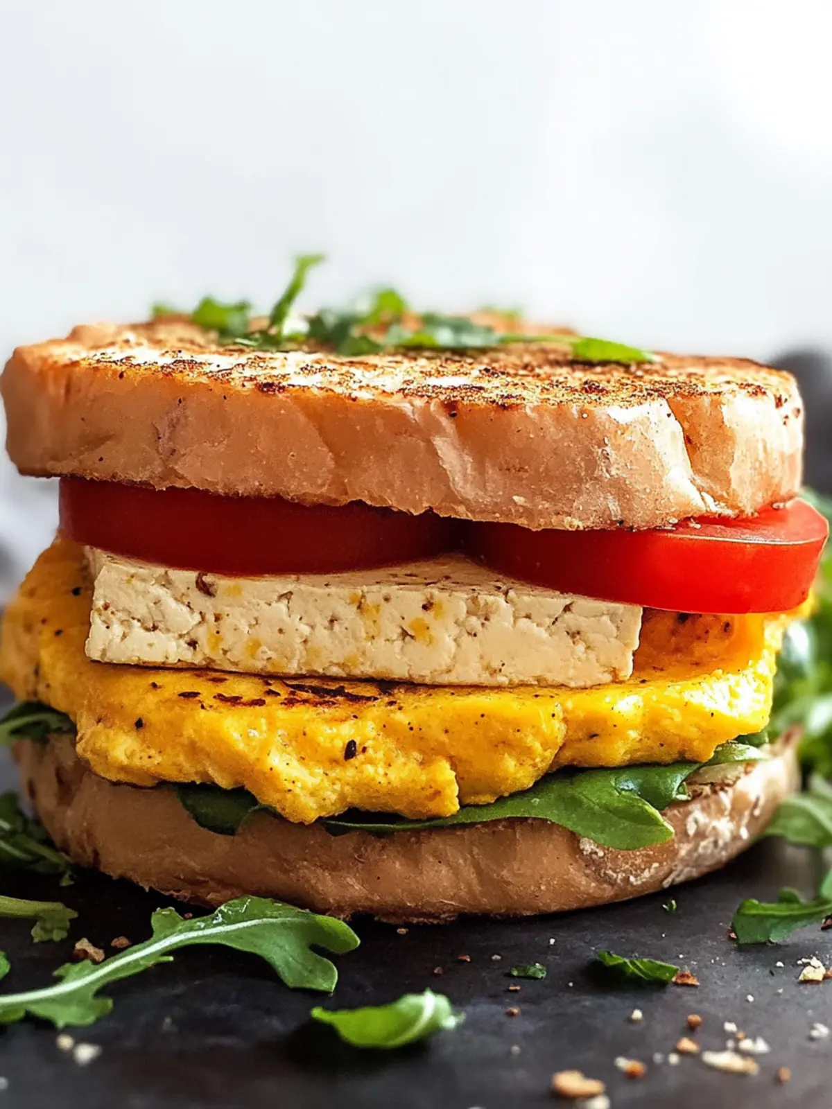 Savory Tofu Breakfast Sandwich to Energize Your Mornings 5 Tofu Breakfast Sandwich