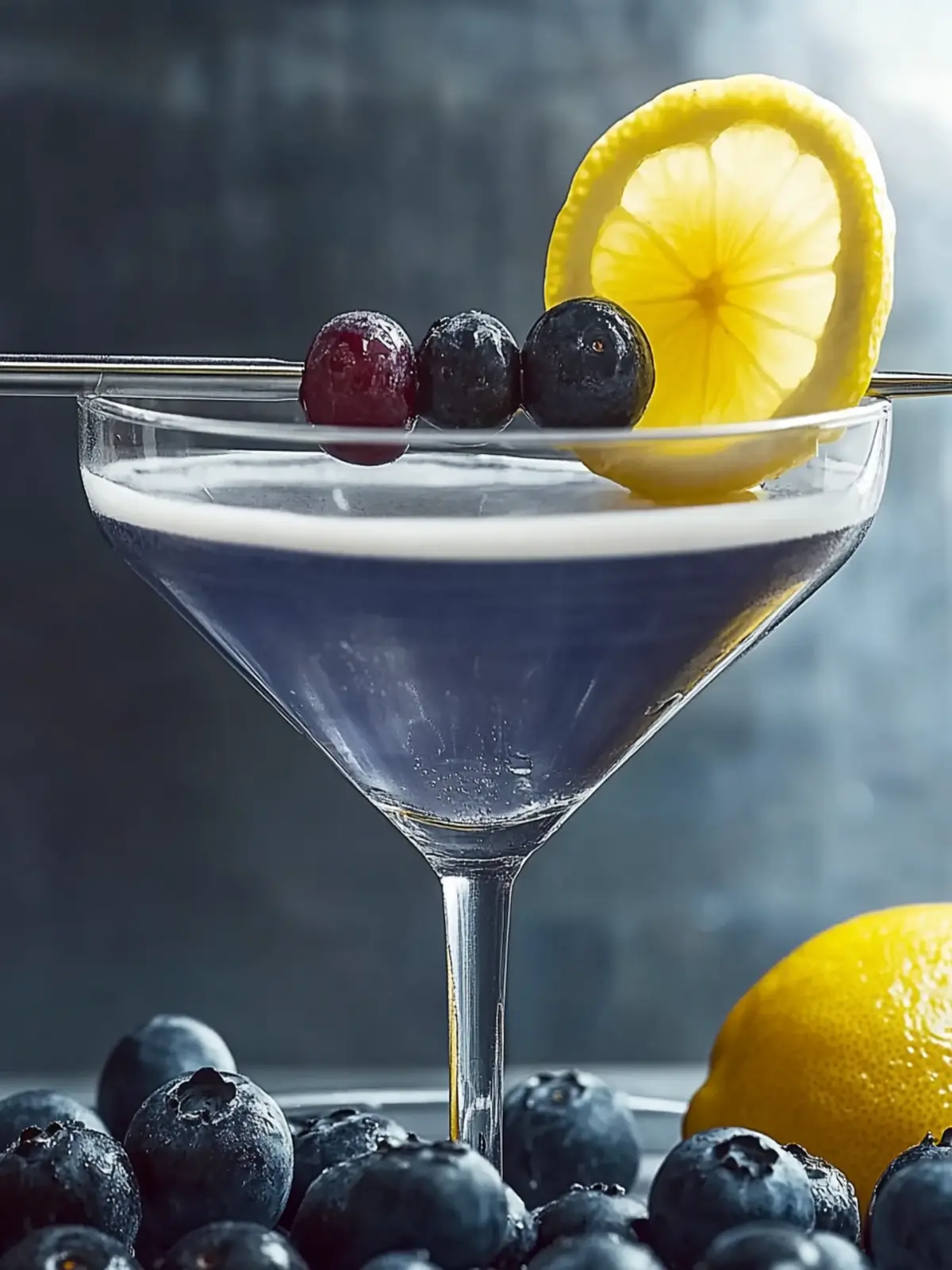 Zesty Lemon-Blueberry Martini for a Vibrant Spring Sip 5 Lemon-Blueberry Martini