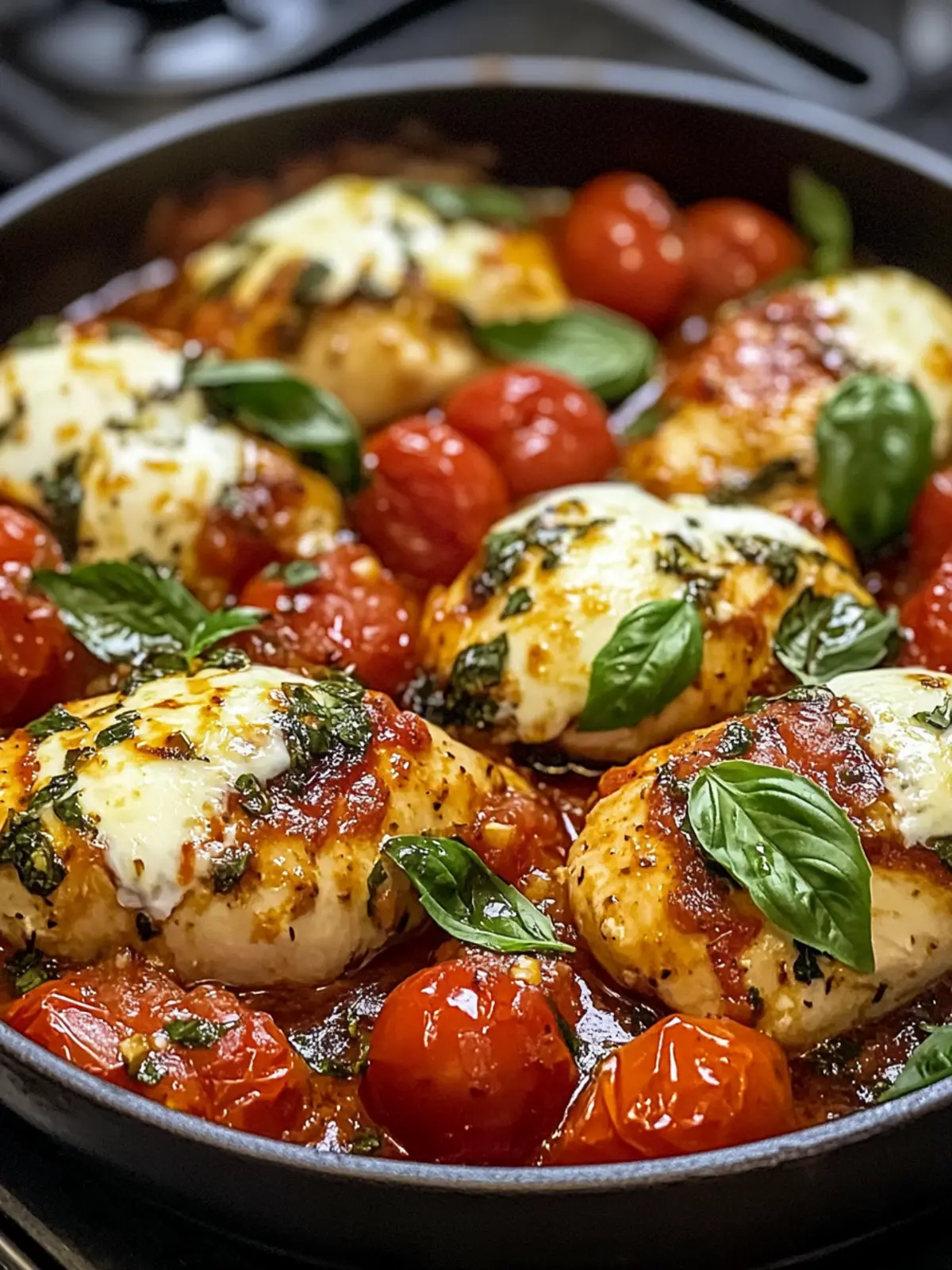 Garlic Tomato Chicken with Mozzarella for Busy Weeknights 4 Garlic Tomato Chicken with Mozzarella