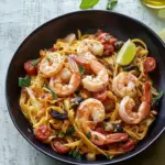 Savory Shrimp Linguine Puttanesca Ready in Just 20 Minutes 85 Shrimp Linguine Puttanesca