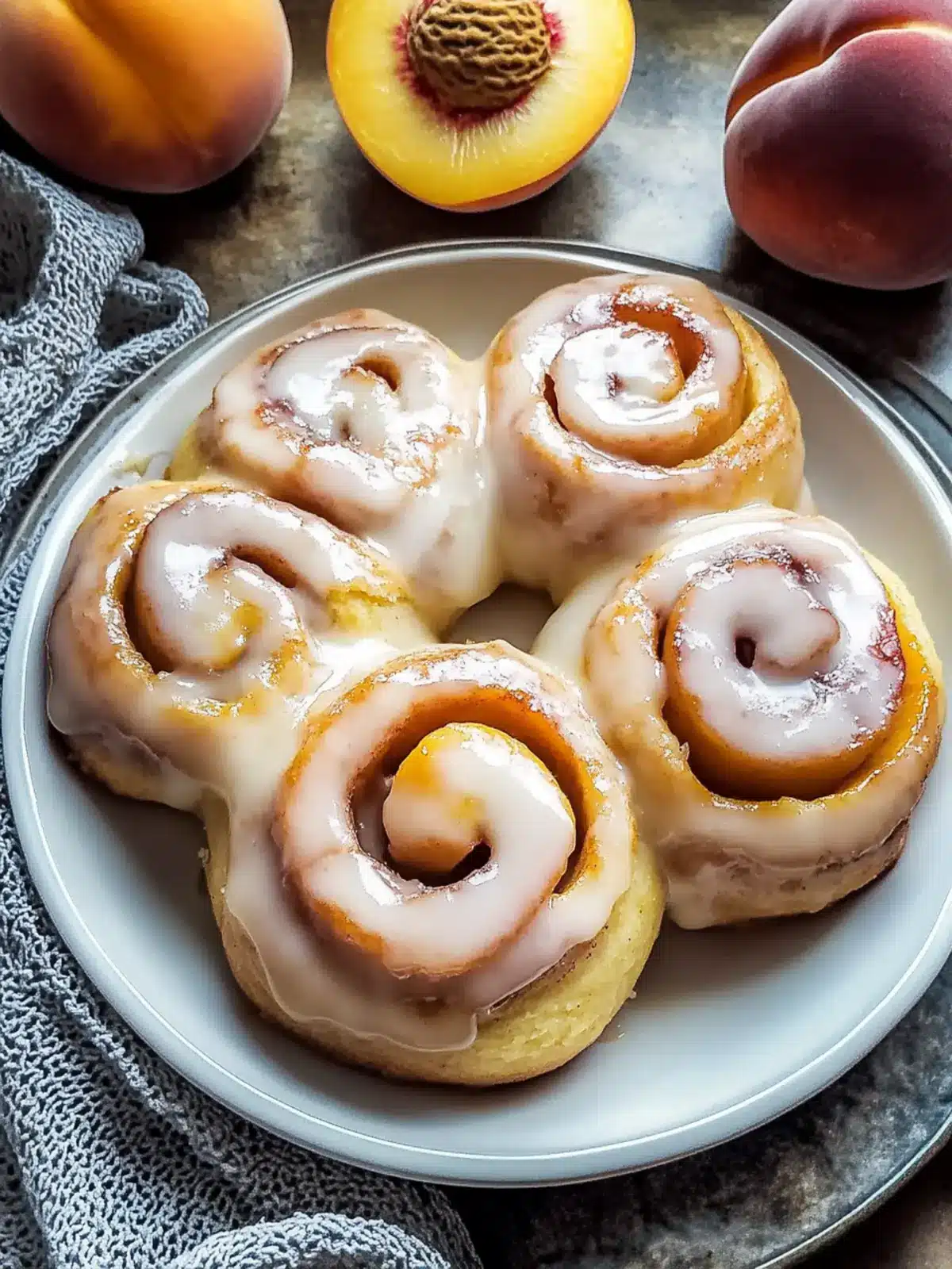 Peach Pie Cinnamon Rolls: Your New Favorite Morning Treat 2 Peach Pie Cinnamon Rolls