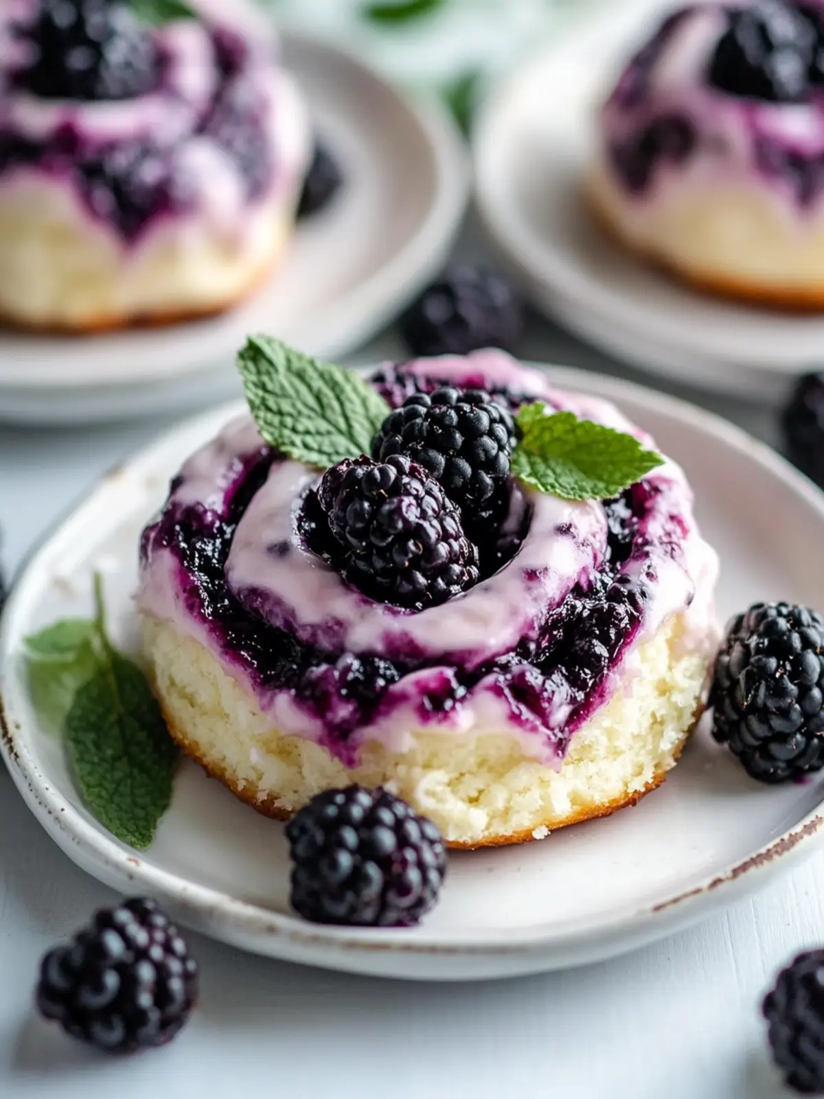 Delicious Blackberry Sweet Rolls with Cream Cheese Frosting Magic 3 Delicious Blackberry Sweet Rolls with Cream Cheese Frosting Magic