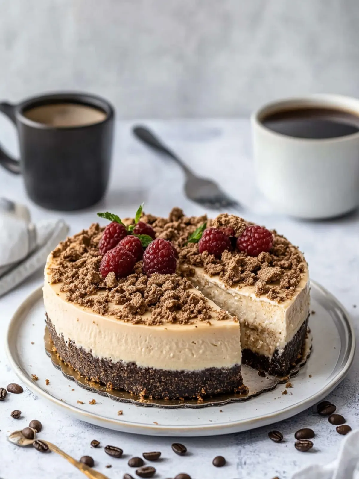 Delicious Coffee Cheesecake with Oreo Crust You’ll Love 5 Coffee Cheesecake
