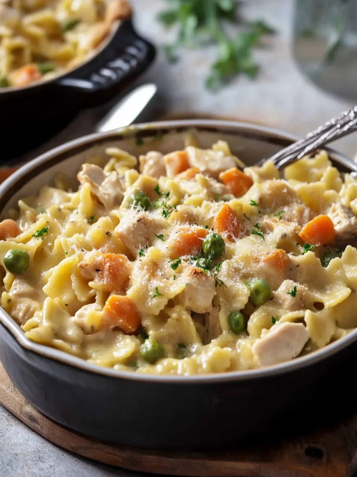 Quick Chicken Pot Pie Pasta: Comfort Food in 30 Minutes 2 Quick Chicken Pot Pie Pasta