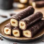 Delightful Chocolate Wafer Rolls with Creamy Peanut Butter Filling 13 chocolate wafer rolls