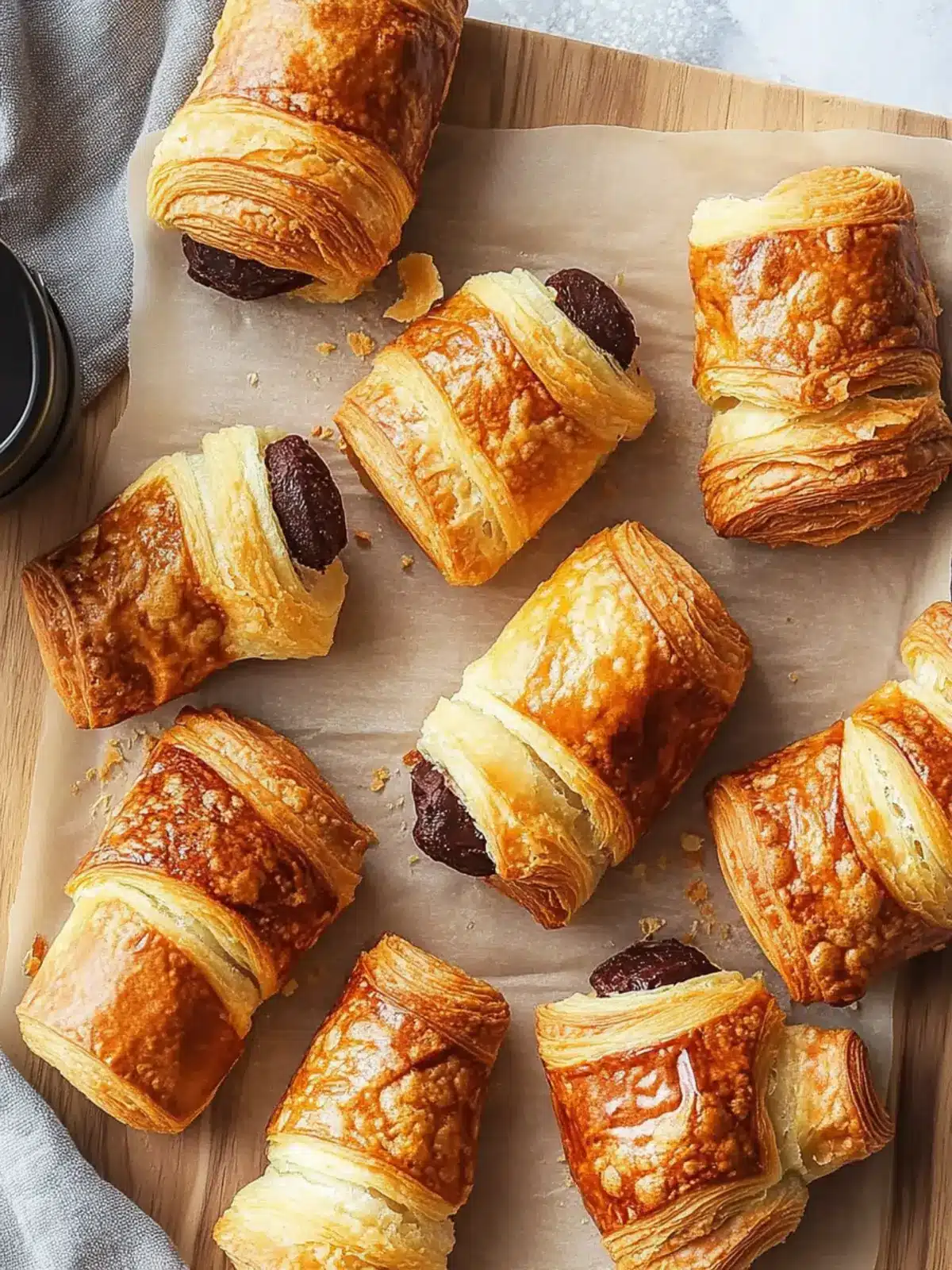 Decadent No-Pain Au Chocolat in Just 50 Minutes 5 No-Pain Au Chocolat