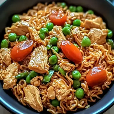 Savory Chicken Ramen Stir Fry: Quick & Flavorful Weeknight Meal 9 Savory Chicken Ramen Stir Fry