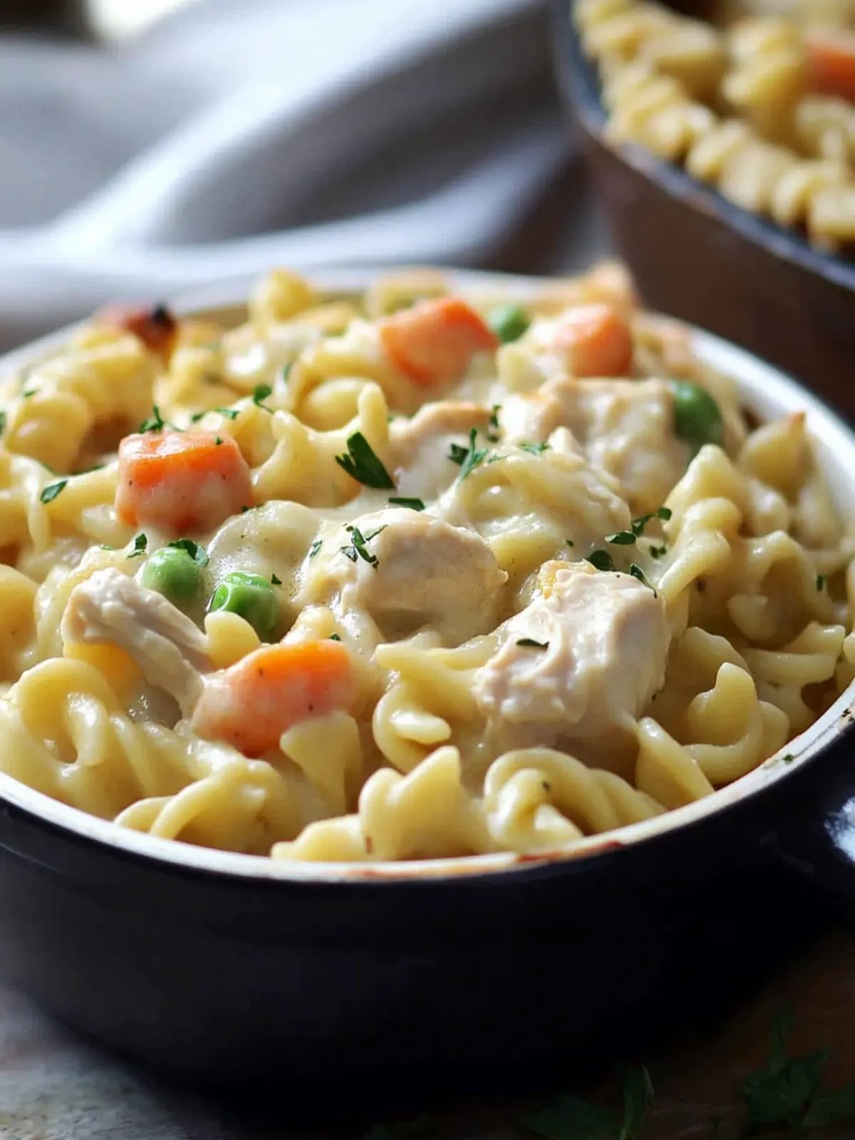 Quick Chicken Pot Pie Pasta: Comfort Food in 30 Minutes 3 Quick Chicken Pot Pie Pasta