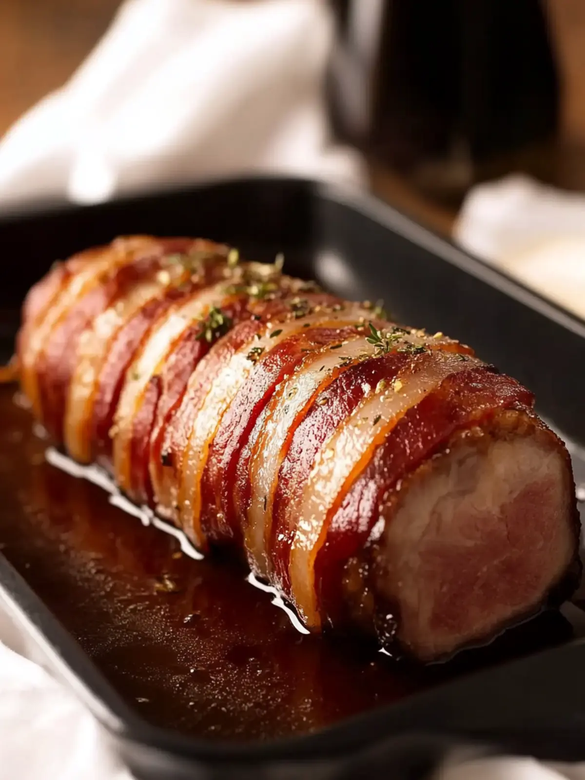 Mouthwatering Bacon-Wrapped Pork Tenderloin in Just 4 Steps 5 Bacon-Wrapped Pork Tenderloin