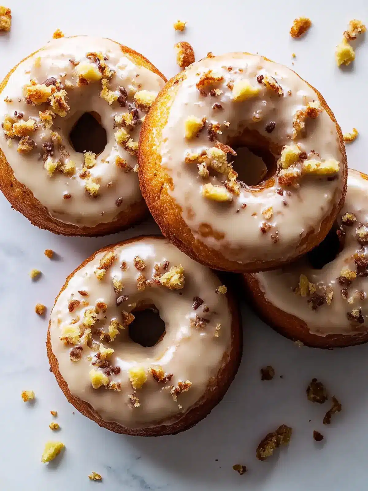 Banana Bread Donuts with Maple Glaze for Blissful Mornings 2 Banana Bread Donuts