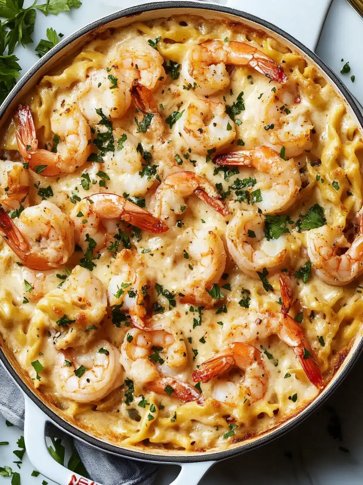 Garlicky Shrimp Alfredo Bake: Your New Weeknight Hero 3 Garlicky Shrimp Alfredo Bake