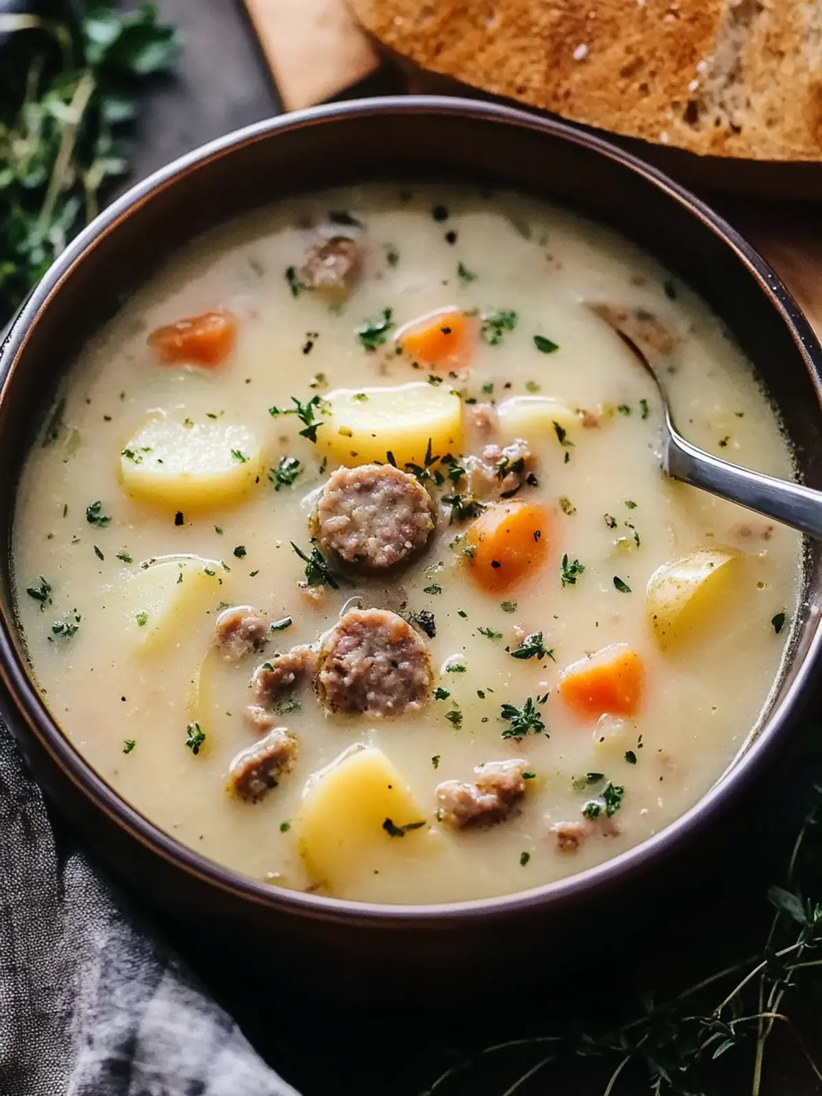 Savor Comfort with Creamy Sausage Potato Soup Tonight 5 Sausage Potato Soup