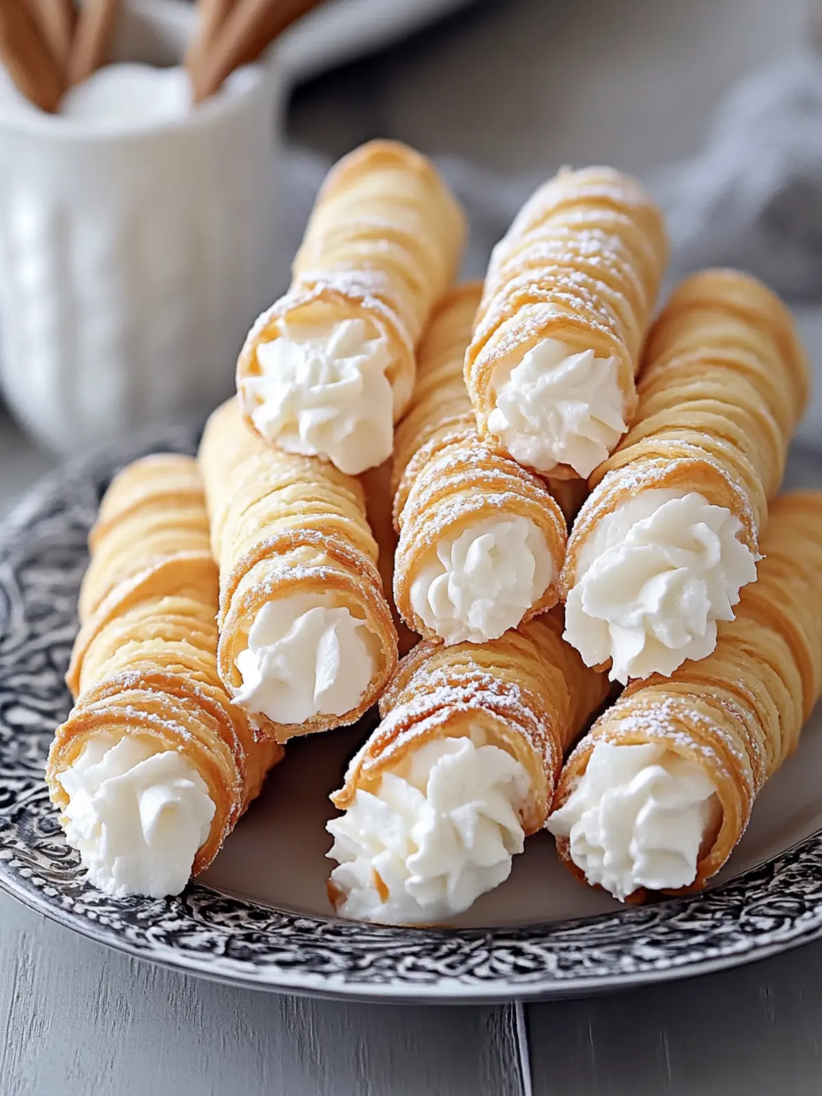 Irresistible Mom's Cream Horns with Customizable Fillings 2 Mom’s Cream Horns