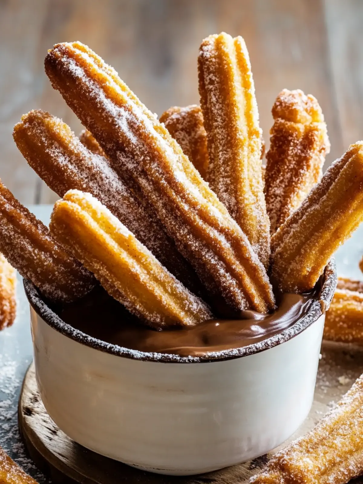 Irresistible Easy Homemade Churros with Chocolate Dip 2 Easy Homemade Churros
